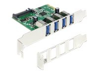 IT Produkte DeLOCK PCI Express Karte > 4 x USB 3.0