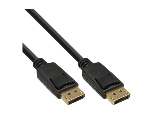 InLine® DisplayPort Kabel, schwarz, vergoldete Kontakte, 10m