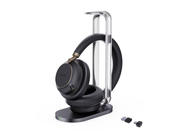 Yealink BH76 Plus with Charging Stand UC Black USB-C/A