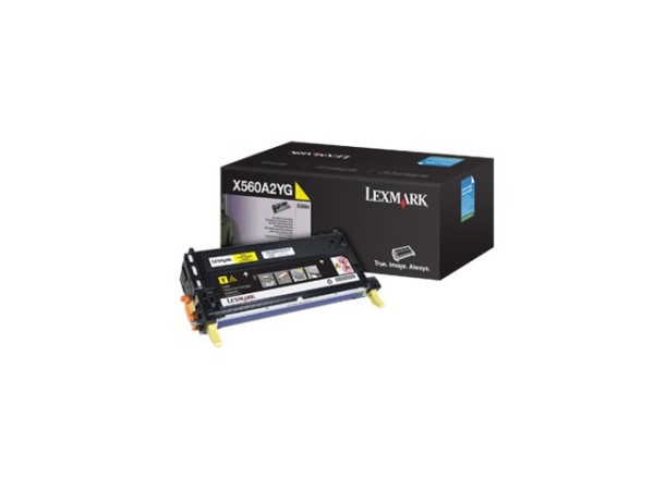 Lexmark X560A2YG Tonerkartusche gelb, 4.000 Seiten ISO/IEC