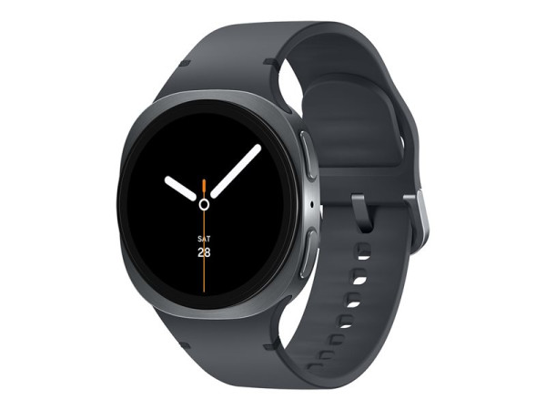 Samsung Galaxy Watch8 (dunkelgrau, 40 mm, Sport Band M/L)