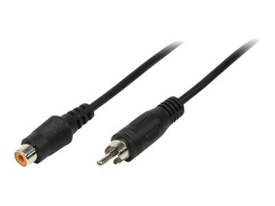 LogiLink Audio cable 1x Cinch male to 1x Cinch female, 5m