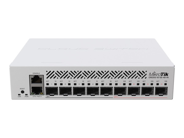 MikroTik Cloud Router Switch CRS310-1G-5S-4S+IN,