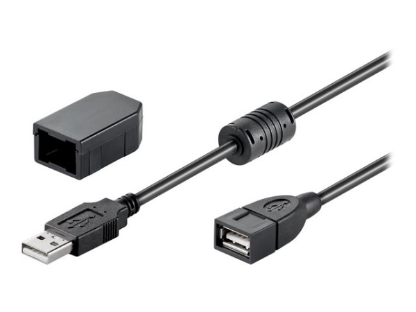 Goobay (ohne Kennzeichnung) USB Verl AA 200 CLIP SCHWARZ 2.0