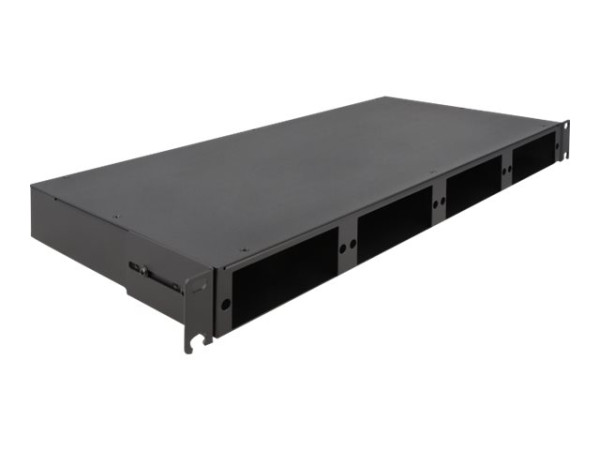 DeLOCK 19" Patchpanel LWL HD 1HE bk 66924 schwarz,