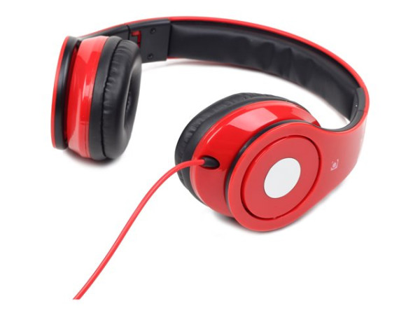 Gembird Kopfhörer Detroit einklappbar - Rot