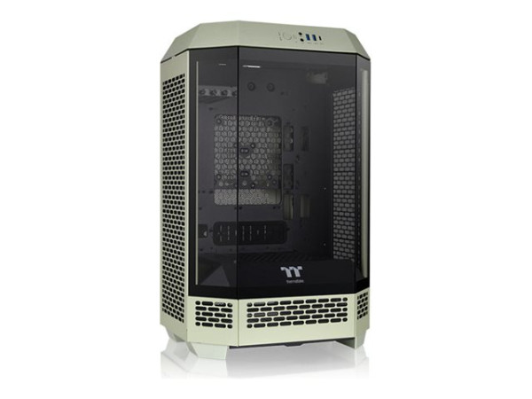 Thermaltake Tower 300 (hellgrün, Tempered Glass)