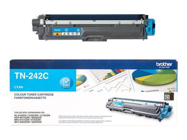 Brother Toner CY TN-242C cyan 1400 Seiten