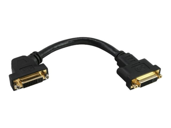 InLine® DVI-I Adapterkabel, 24+5 DVI Buchse auf Buchse, zum