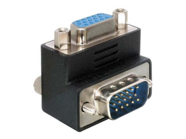 Adapter DeLock VGA Adapter HD-15 (W) - HD-15 (M) gewinkelt