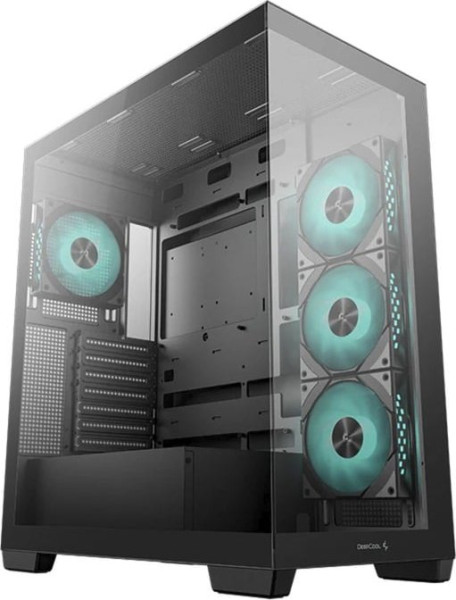 Deepcool CG580 4F (schwarz, Tempered Glass x 2)