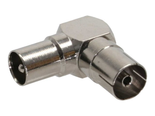 InLine® Antenne Koaxial Verbinder Stecker / Buchse, 90ø