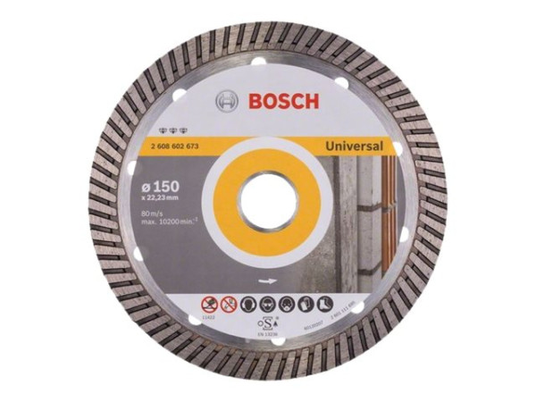 Bosch Diamanttrennscheibe Best for Universal Turbo 150mm