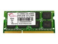 SO-DDR3 G.Skill 4 GB DDR3-1333