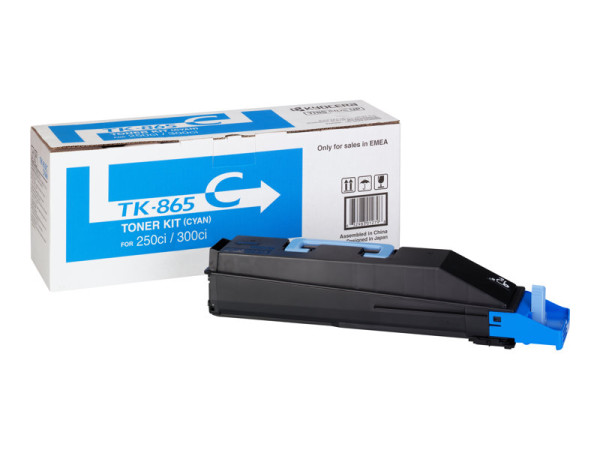 Kyocera/Mita 1T02JZCEU0|TK 865 C Toner cyan, 12.000