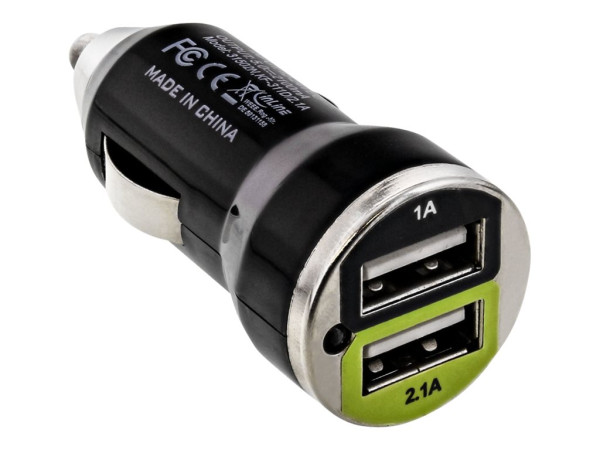 InLine? USB DUAL+ KFZ-Ladeset, Stromadapter mit 1m