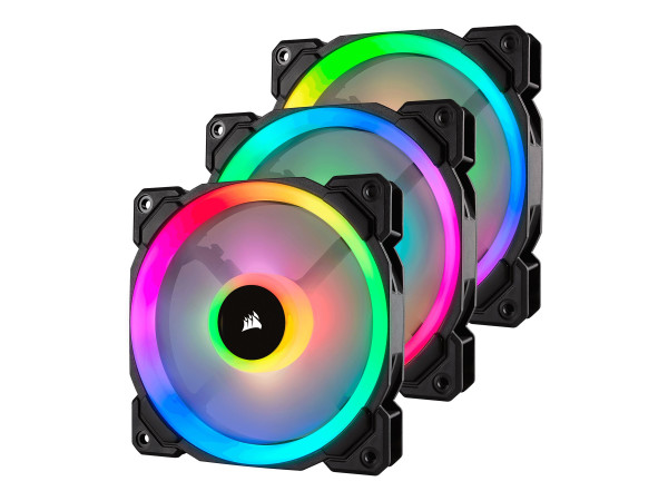 Corsair LL120 3x RGB LED120x120x25 schwarz 3 Fan