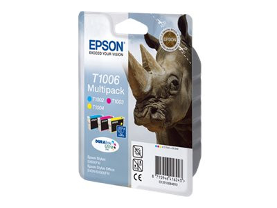 Epson C13T10064010|T1006 Tintenpatrone MultiPack C,M,Y,