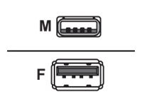 USB-Verl. Equip USB2.0 Typ A -> Typ A St/Bu 5,00m schwarz