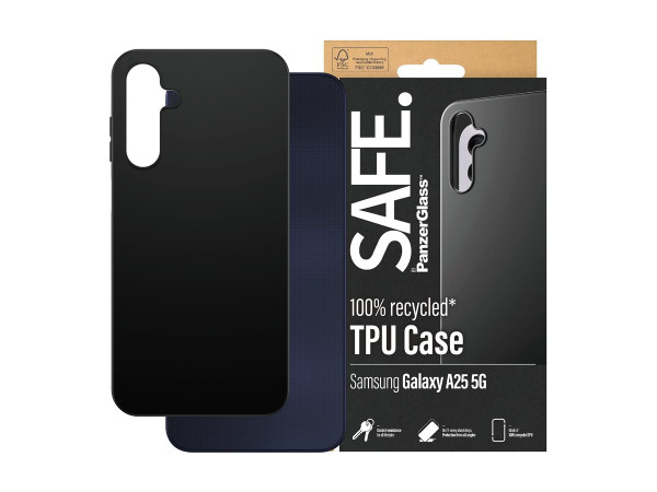 Panzerglass SAFE Case (schwarz, Samsung Galaxy A25 5G)