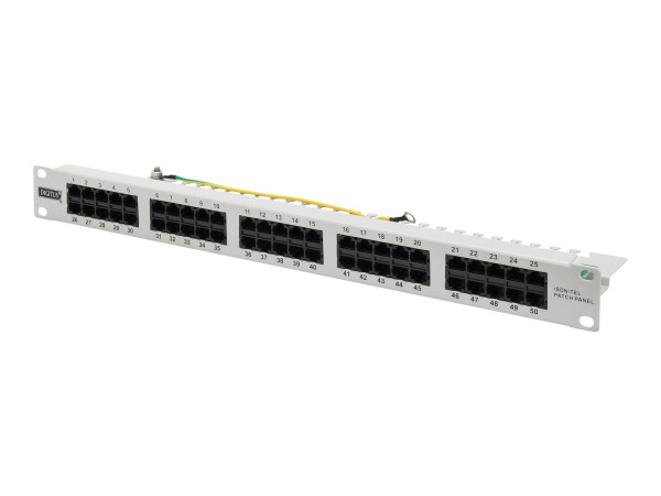 Digitus Digitus CAT 3 ISDN Patch Panel, ungeschirmt