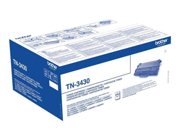 Brother Toner schwarz TN-3430 Toner Schwarz 3000 Blatt