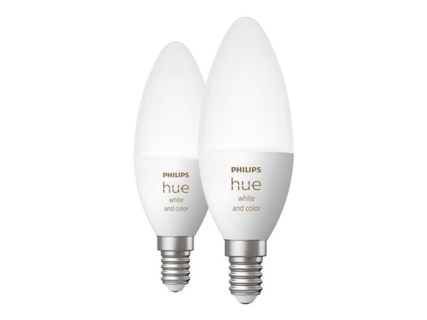 Philips Hue Phil Hue Doppelpack E14 2x470lm White&Col.