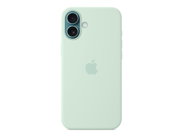 Apple Silikon Case mit MagSafe (hellgrün, iPhone 16 Plus)