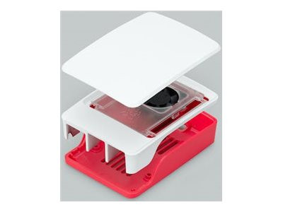 Raspberry Pi Pi 5 Gehäuse Kunststoff White/Red