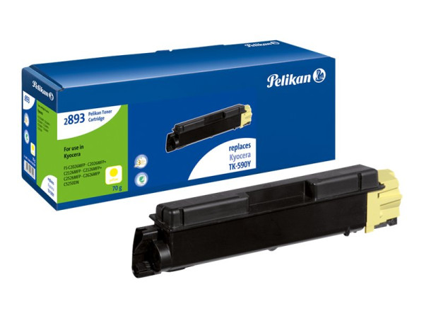 Toner Kyocera TK-590Y comp. Pelikan 2893y yellow