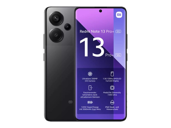 Xiaomi Redmi Note 13 Pro+ 512GB (Midnight Black, Android