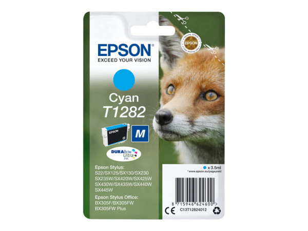 Epson Tinte CY C13T12824012 DURABrite Tinte