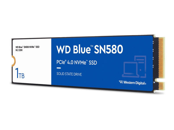 Western Digital Blue SN580 1 TB (blau/weiß, PCIe 4.0 x4,