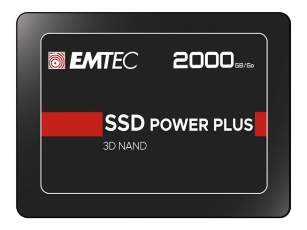 Emtec X150 SSD Power Plus 2 TB (schwarz, SATA 6 Gb/s, 2,5")