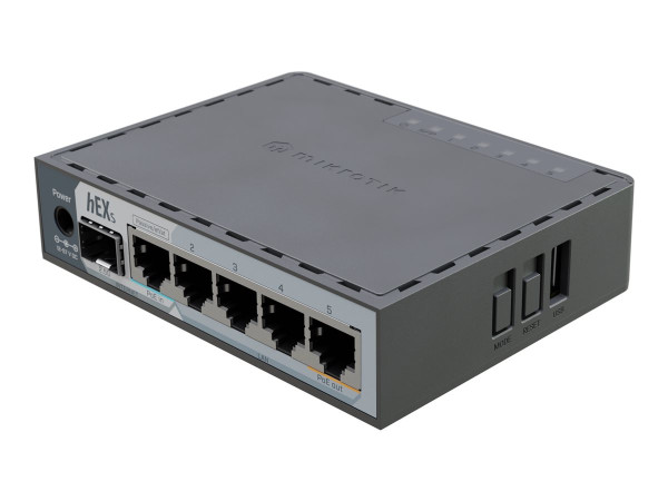 MikroTik MikroTik RouterBOARD E60iUGS, hEX S, 5x Gigabit,