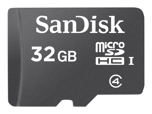 32 GB MicroSDHC Card SANDISK + SD Adapter (SDSDQM-032G-B35A)