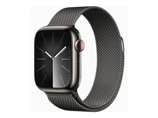 Apple Watch Series 9 (graphit/graphit, Edelstahl, 41 mm,