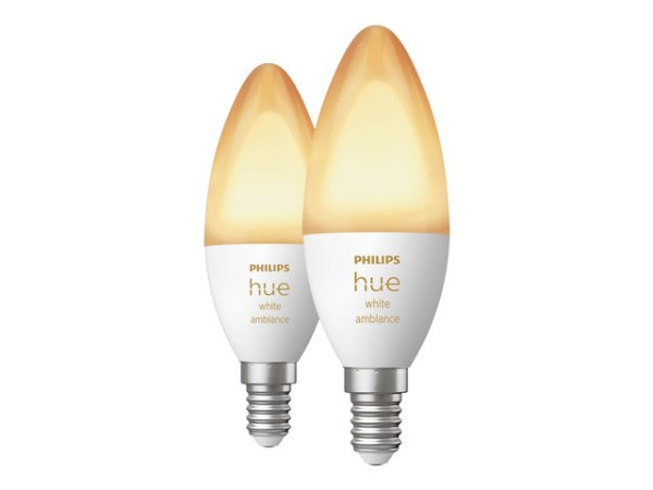 Philips Hue Phil Hue Doppelpack E14 2x470lm White Amb.