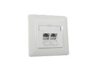 Netzwerkinstallation BTR E-DAT C6 8/8(8) UP, reinweiß