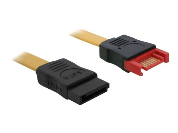 SATA-Verl. Delock SATA III -> SATA St/Bu 0,30m gelb
