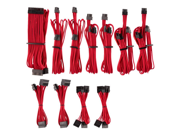 Corsair DC Cable Pro Kit PSU rd rot, mit