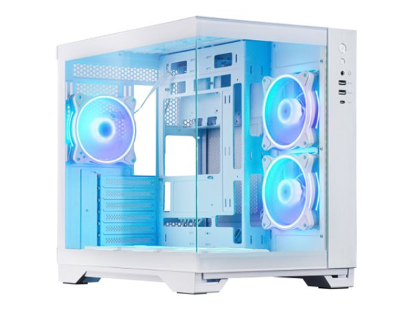 Chieftec Visio GM-30W-TG-OP (weiß, Tempered Glass x 2)