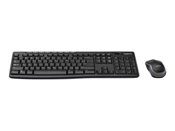 Tastatur Logitech Cordless Desktop MK270 schwarz USB BE