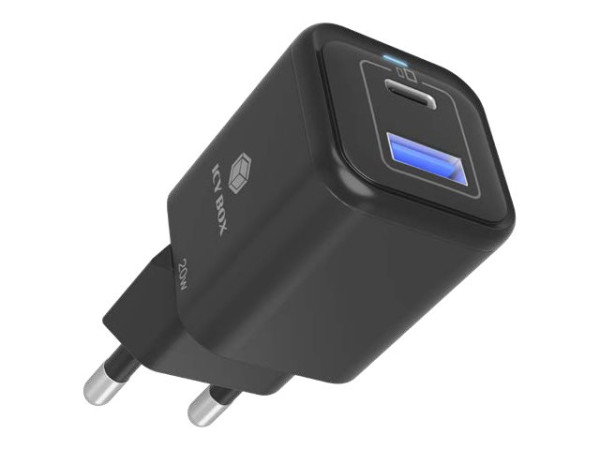 Icy Box 2-Port USB 20W Steckerladegerät IB-PS1020-PD, USB-A