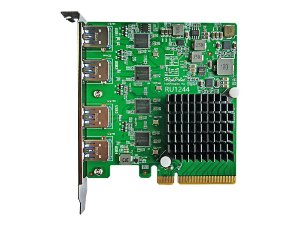 HighPoint HighP RocketU 1244A PCIe 3.0 x8 4x10GB/s | Port