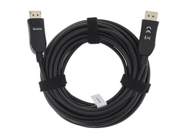 InLine DisplayPort 1.4 AOC Kabel, 8K4K, schwarz, 25m