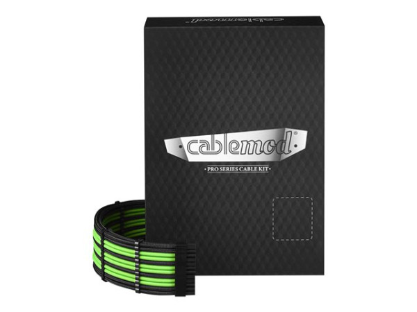 CableMod PRO C-Series Kit RMi,RMx bk/gn | ModMesh