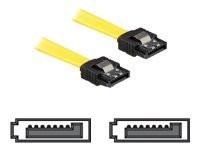 Kabel SATA DeLOCK 20cm gerade/gerade gelb/yellow
