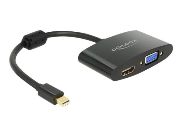 Adapter Delock mini Displayport -> HDMI/D-Sub15 (VGA) St/Bu