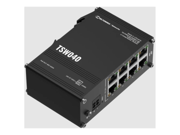 Teltonika TSW040 Switch 8 Port 10/100 PoE+